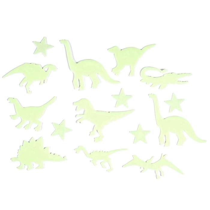 13 Pcs Glow In The Dark Star Fluorescent Stickers