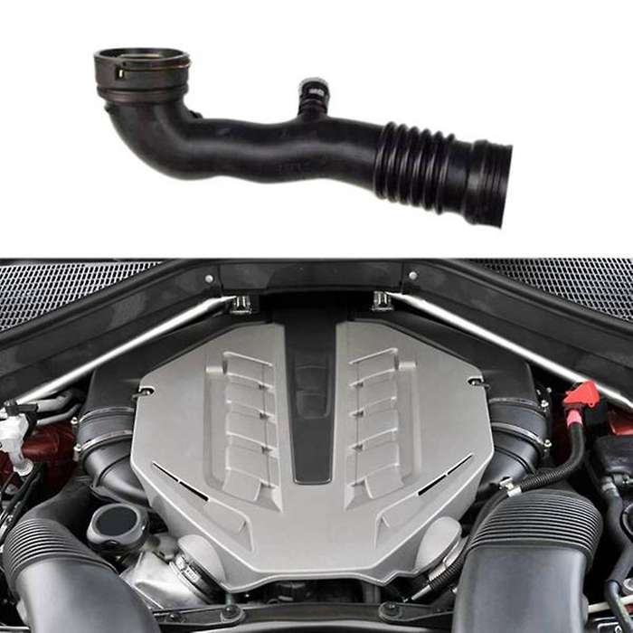 13717609810 Turbocharged Tube Air Pipe with Sensor for 7 Series X6 F01 F02 E71 Intake Hose Inlet Air
