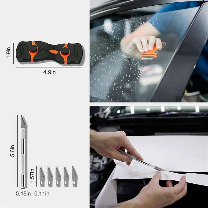 13-piece Window Film Tool Set Car Glass Protective Film Window Film Scraper Car Film Scraper