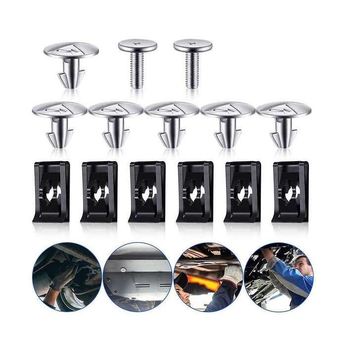 14Pc Lower Engine Cover Pin Screw, Splash Shield Hardware Screw and Access Clip,for Accord 90674-TY2