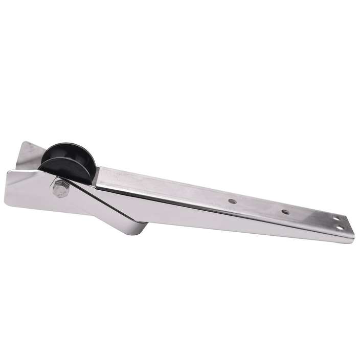 15 Inch 316 Stainless Steel 62x41mm Bow Anchor Rubber Roller for Fixed Boat Docking Corrosion Resis