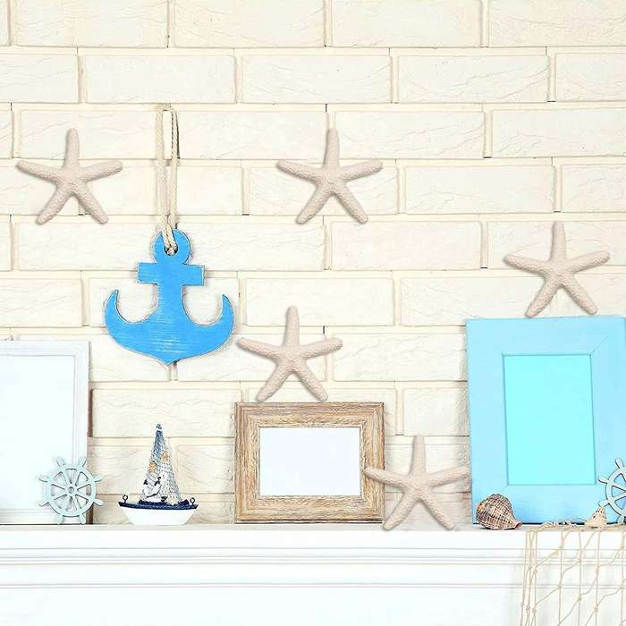 15 Pieces creamy-white Pencil Finger Starfish Compatible Wedding Decor, Home Decor and Craft Project