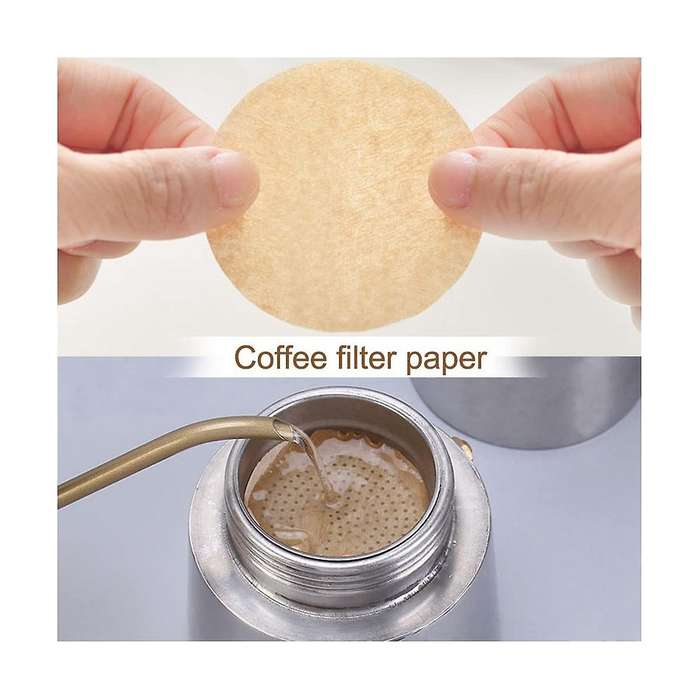 1500 Pcs Unbleached Coffee Filters, Replacement Round Coffee Filters, Disposable Paper Filters Comp