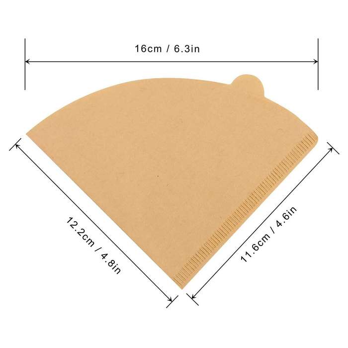150 Pieces for Dripper Coffee Filters Cone Coffee Filter Coffee Strainer Bag Espresso Tea Infuser Ac
