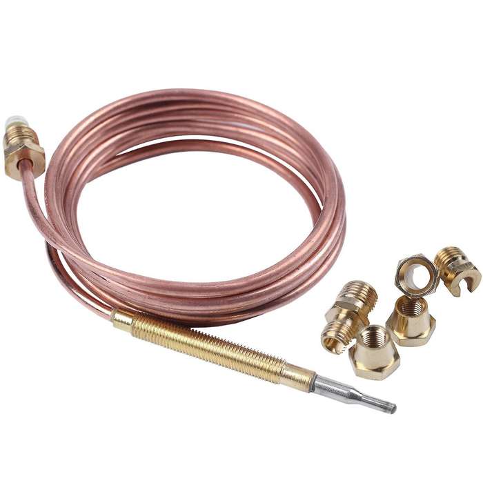 1500Mm Gas Stove Thermocouple Kit M6X0.75 with Overflow Nut (Five)