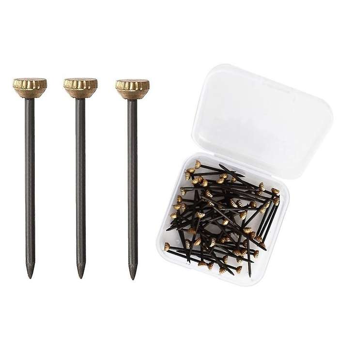 150Pcs Black Copperhead Nails, Picture Nails, Hanging Nails, Woodworking Picture Nails and Hanging P