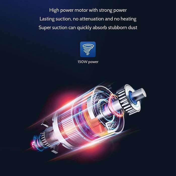 150w Multifunctional Wireless Car Vacuum Cleaner Powerful Handheld Vacuum Cleaner Home & Car Dual U