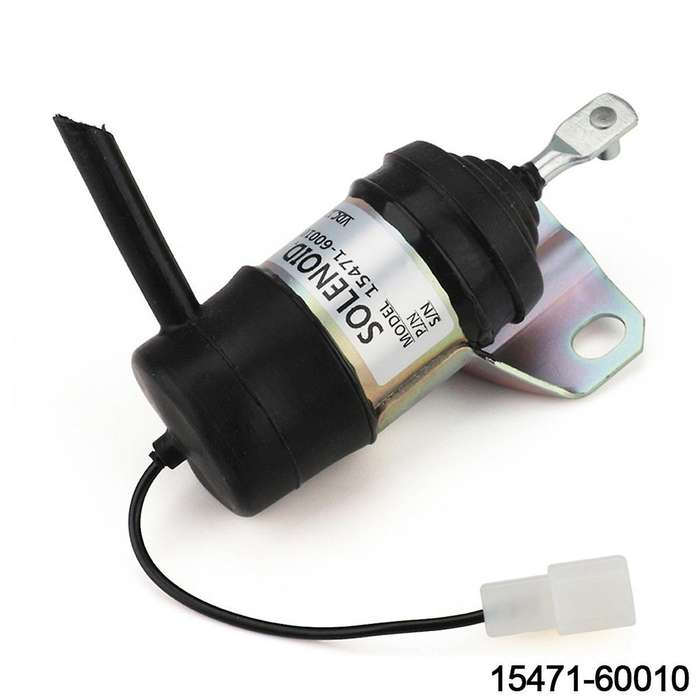 15471-60010 12V Fuel Shut Off Solenoid 052600-1000 15471-60013 for Tractor Part Generator Stop Sole