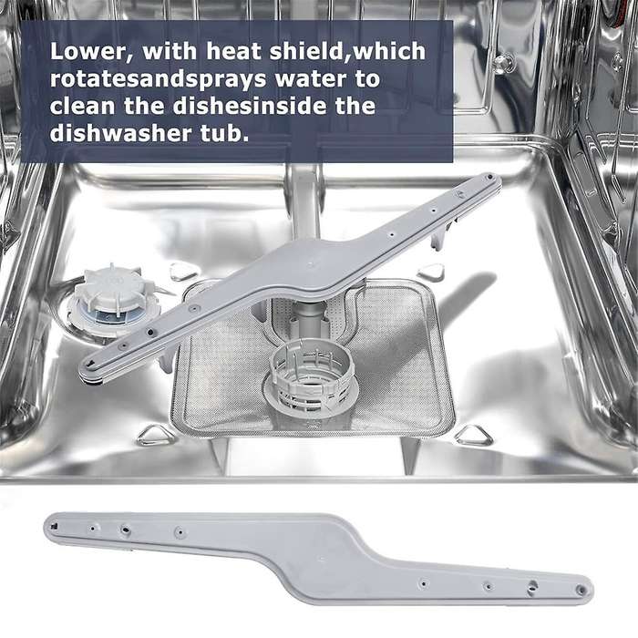 154568002 Dishwasher Lower Spray Arm for 154568001 5304517203 AP3958746, EA1524955 1196170