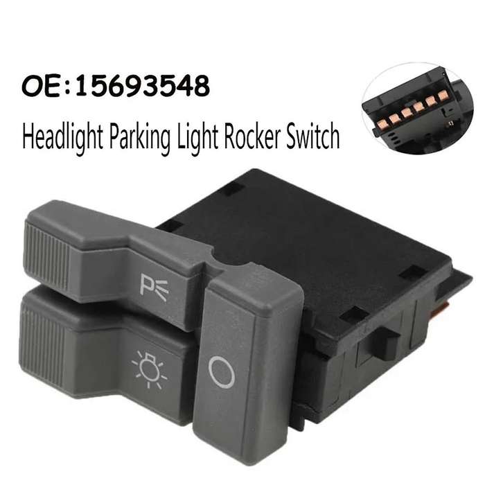 15693548 Headlight Parking Light Rocker Switch for C1500 C2500 C3500 C6000 C7000 K1500 K2500