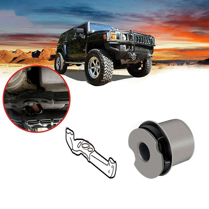 15773961 Front Differential Support Bracket Mount Frame Brace Axle Bushing for 2006-2010 H3 H3T 2587