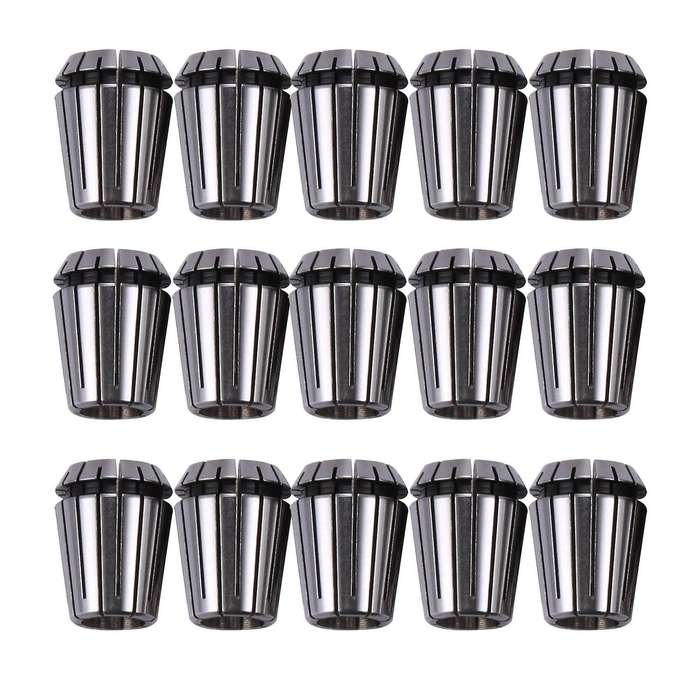15pcs Er25 Collet Tool Precision Spring Collet Set From 2mm to 16mm Cnc Collet Chuck for Milling La