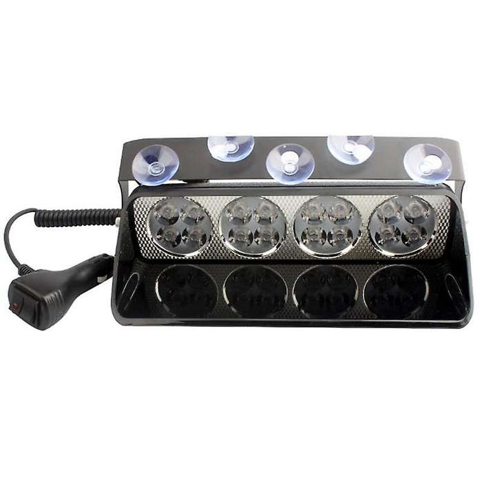 16 LED Auto Car Police Flash Strobe Light Dash Emergency 18 Flashing Led Lamp Blue Warning Light Day