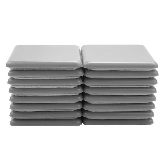 16 Pcs Furniture Sliders Gliders for Carpet Laminate Floor Sliders Self Adhesive Sofa Glider Pads F