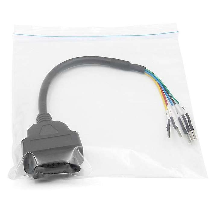 16 Pin OBD OBD2 Female K Line CAN Line Jumper Tester Connector Car Diagnostic Extension Cable Cord P