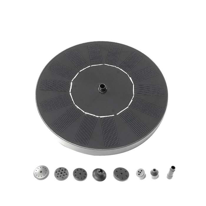 160mm Mini Solar Water Fountain Pool Pond Waterfall Garden Decoration Outdoor Bird Bath Solar Power