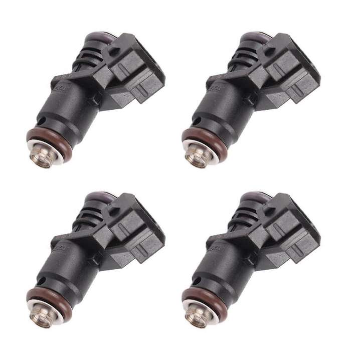 166007733r Fuel Injector, Turbo Fuel Injector for Sandero Stepway 2007 Duster 2009,4pcs