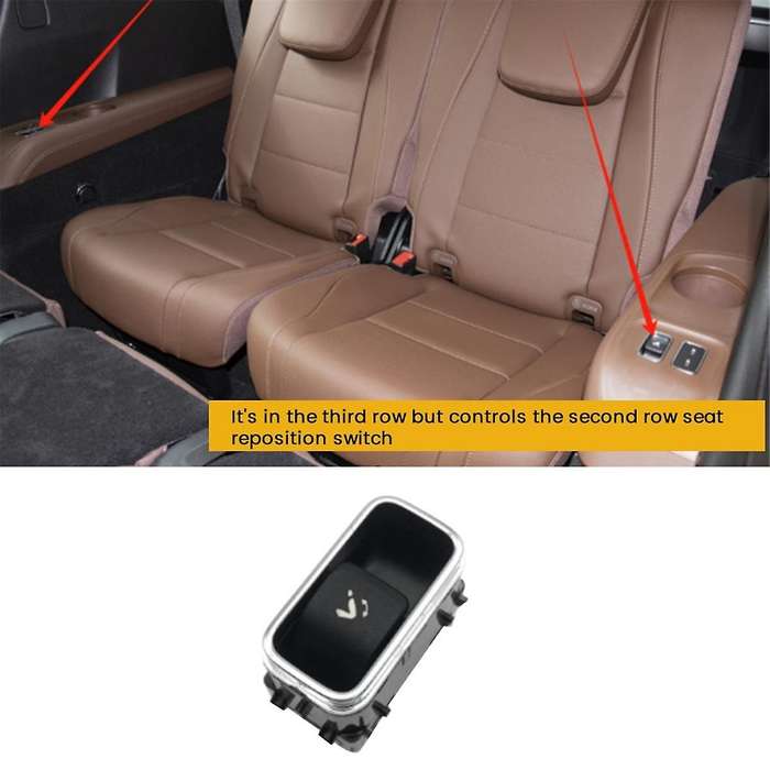 1679058401 Car Third Row Seat Armrest Switch Button for - GLS W167 2020-2024 Seat Down Switch