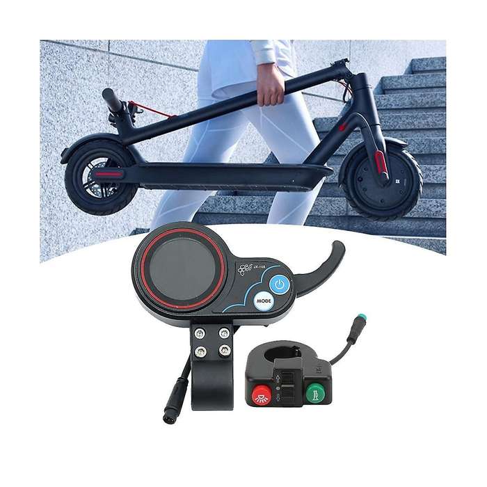 -168 Electric Scooter Dashboard Meter 36v 48v Adjustable+switch 6pin Throttle Accessories for Electr