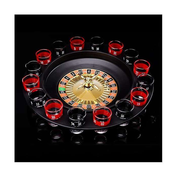 16-hole Russian Roulette Wheel Spinning Wine Glass Game Ktv Roulette Game Wine Glass Spinning Wheel
