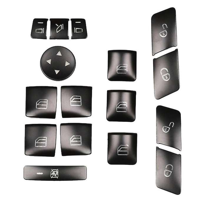 16PCS Car Door Seat Memory Lock Window Glass Lift Button Cover