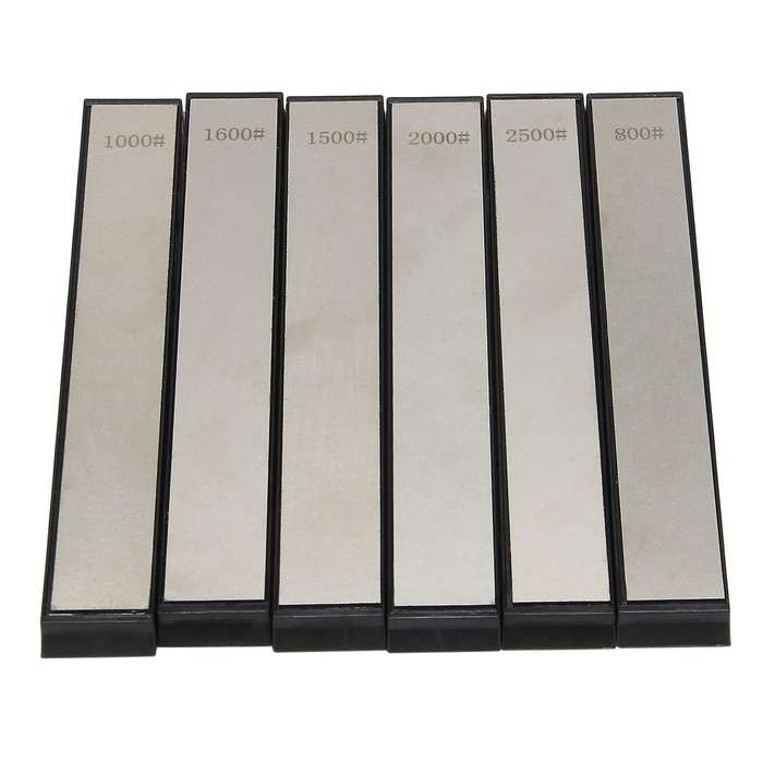16Pcs Diamond Sharpener Household Kitchen Whetstone Sharpening System Diamond Whetstone Set Tool 80-