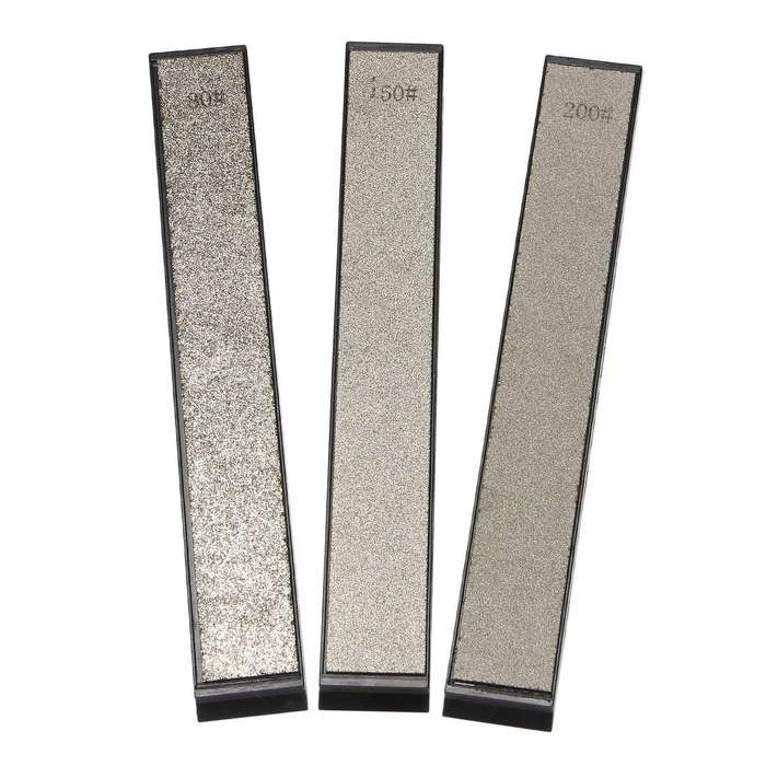 16Pcs Diamond Sharpener Household Kitchen Whetstone Sharpening System Diamond Whetstone Set Tool 80-