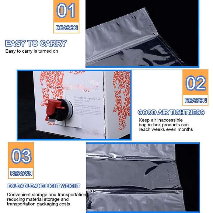 16Pcs Light-Tight Composite Film Water Canister Foldable Canister Tap Used in Storage Crises to Prev
