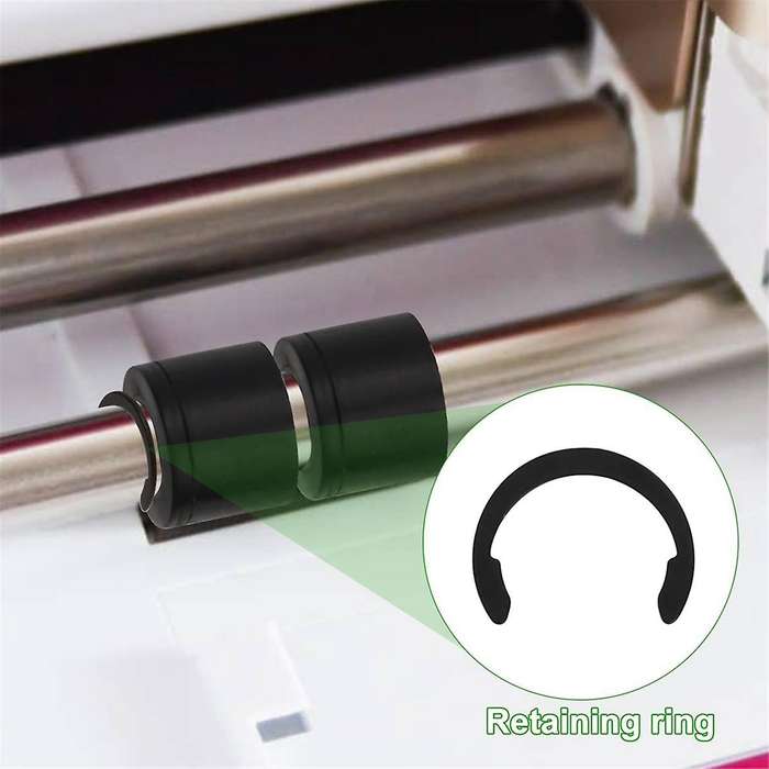16Pcs Retaining Clip Rings for Cricuts Maker and Explore Airs, Keep Rubber in Place with Retaining R