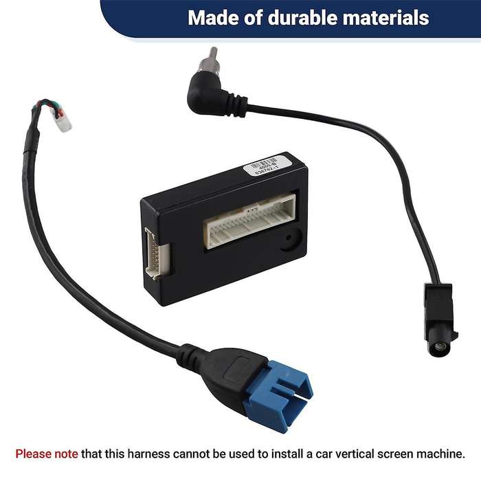 16Pin Car Stereo Wire Harness Adapter Decoder Power Cable with Canbus Box for Journey