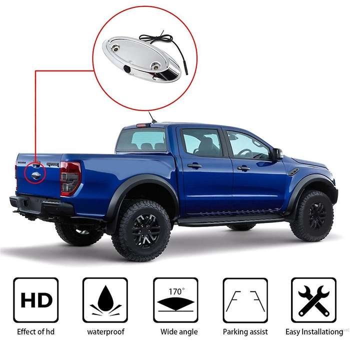 170 1080p Hd Ahd Backup Parking Camera for T6 T7 T8 Edge Explorer Pickup Logo Camera