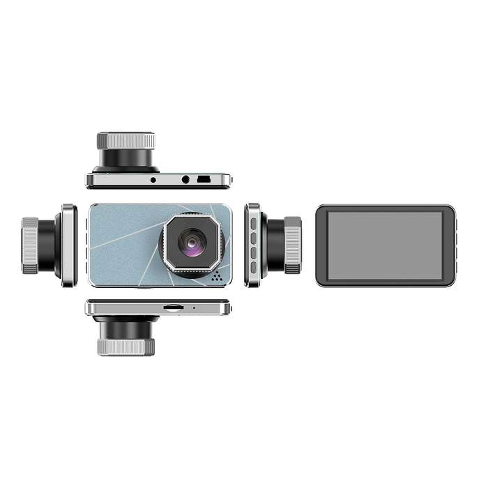 170 Degree Wide Angle Dash Camera Car Camera HD 1080P 4.0 Inch Dash Cam Driving Recorder Loop Record