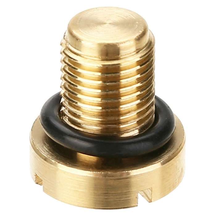 17111712788 Radiator Overflow Coolant Expansion Tank Bleeder Screw Gold for Bmw E36 E39 E46 Etc.