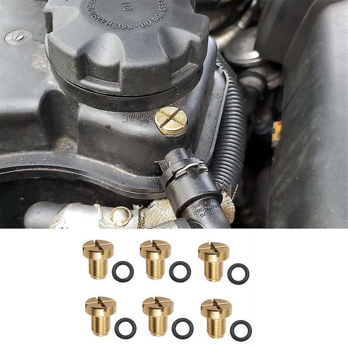 17111712788 Radiator Overflow Coolant Expansion Tank Bleeder Screw for E36 E39 E46 E90 X1 X3 Z3 Z4