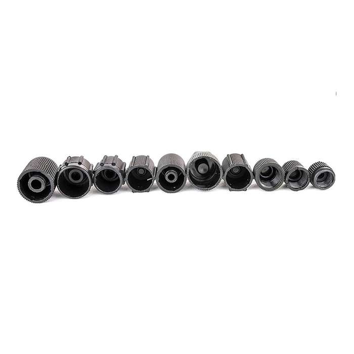 170Pcs Universal Air Conditioning R134A R12 High Low Side Valve Core Service Port Dust Cap Replaceme