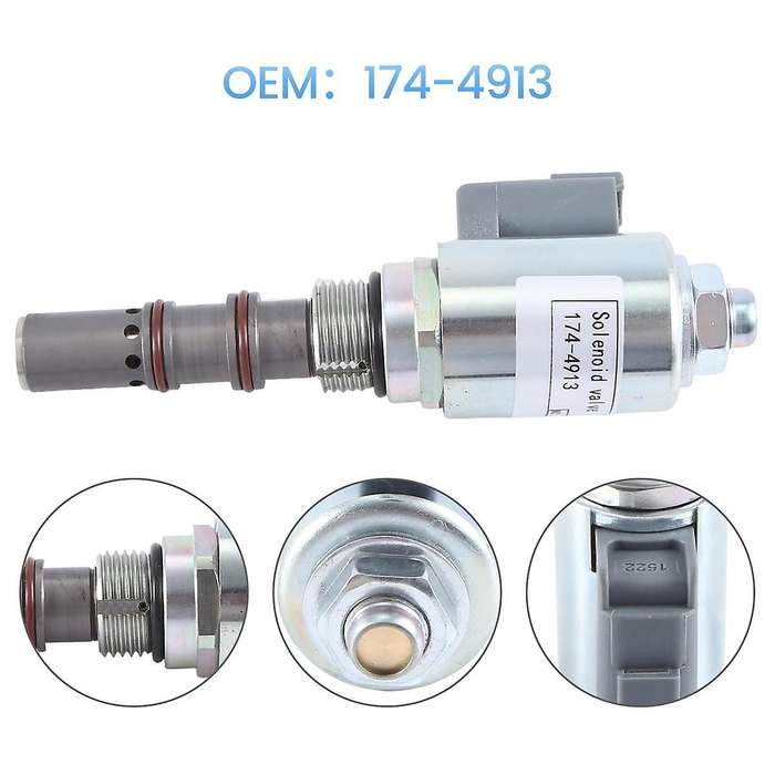 174-4913 1744913 Excavator Solenoid Valve for 966g 980h 950g 962g