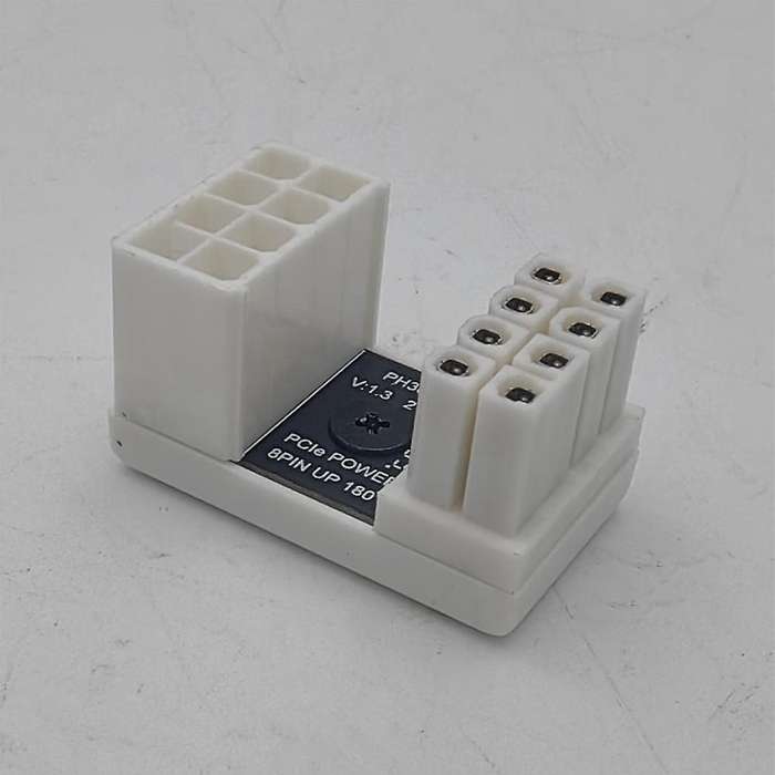180 Degree 8 Pin Steering Connector Desktop Computer Accessories Angled Turning Connectors for Grap