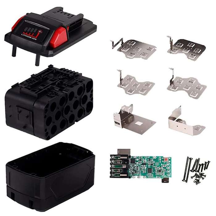 18V 9.0Ah Battery Case Replacement for Milwaukeee, Battery Replacement Repair Kit Part(No Battery In