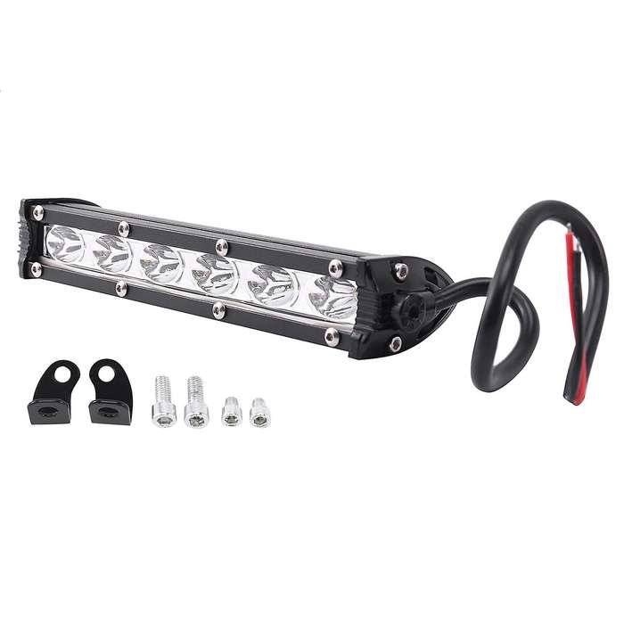 18W 6000K 30000Lm Work Bar Light Offroad for Car Atv Suv 4Wd Motorcycle Flood Driving Lights