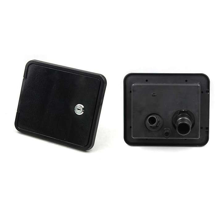 193X164.5 mm RV Hatch Cover Accessories Lockable Water Inlet Parts with Keys Square Threaded Fill Di