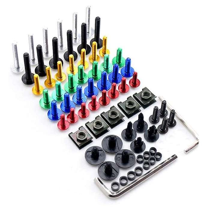 195PCS Motorcycle Fairing Bolts Screw Kit for 1199 1098 899 848 Panigale Corse 1000 Gold
