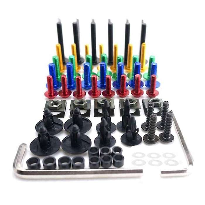 195PCS Motorcycle Fairing Bolts Screw Kit for 1199 1098 899 848 Panigale Corse 1000 Gold