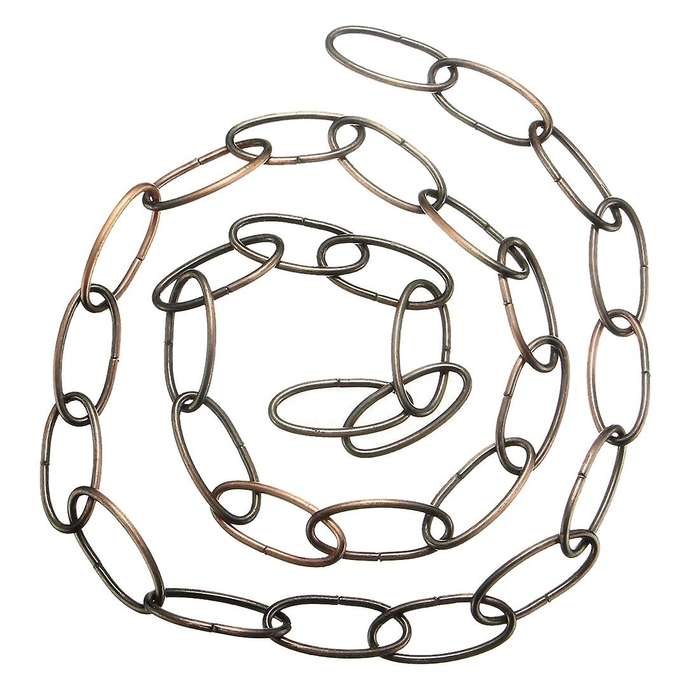 1m Heavy Duty Chain for Vintage Chandelier Hanging Lamp,red Bronze