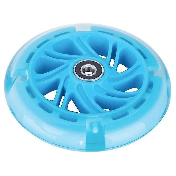 1pair 120mm Children Scooter Led Lights Flashing Wheels with Bearings Front/rear Led Flashing Scoote