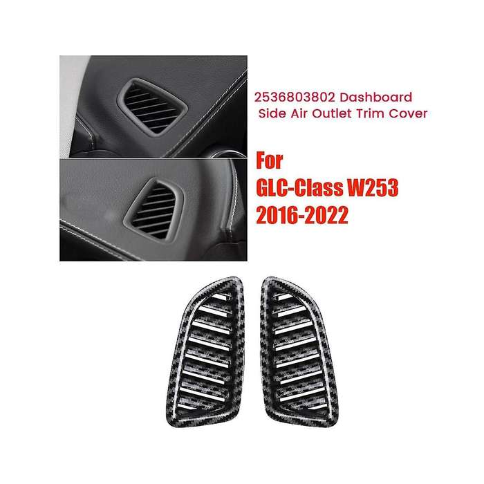1Pair 2536803802 Dashboard Side Trim Frame for GLC-Class W253 2016-2022 Air A/C Outlet Cover A