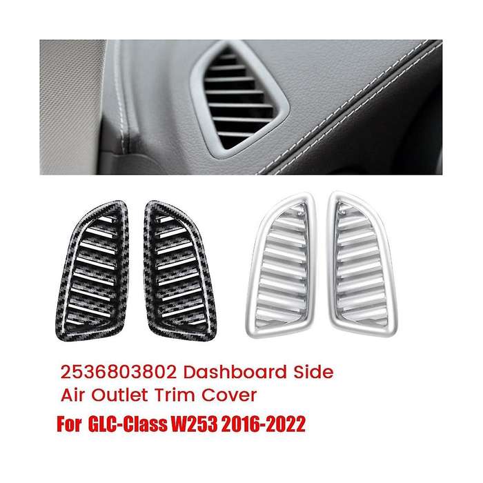 1Pair 2536803802 Dashboard Side Trim Frame for GLC-Class W253 2016-2022 Air A/C Outlet Cover A