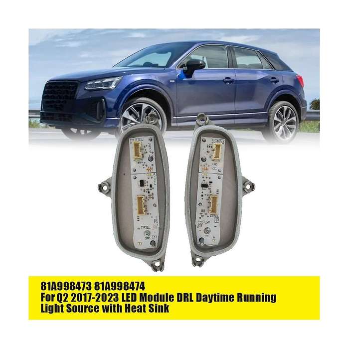 1pair 81a998473 81a998474 Full Led Module Control for Q2 2017-2023 Drl Daytime Running with Heat Sin