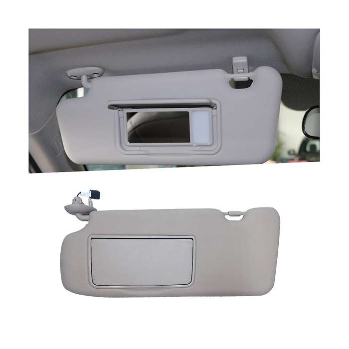 1pair Beige Visor Shade W/ Mirror Light 83280-tly-h11za 83230-tly-h11za for -v2017-2021 Car Sunshad