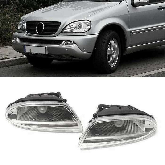1Pair Car Anti-Fog Light Driving Lamp for - W163 ML320 ML350 ML430 ML500 1998-2005 A1638200328 A1638