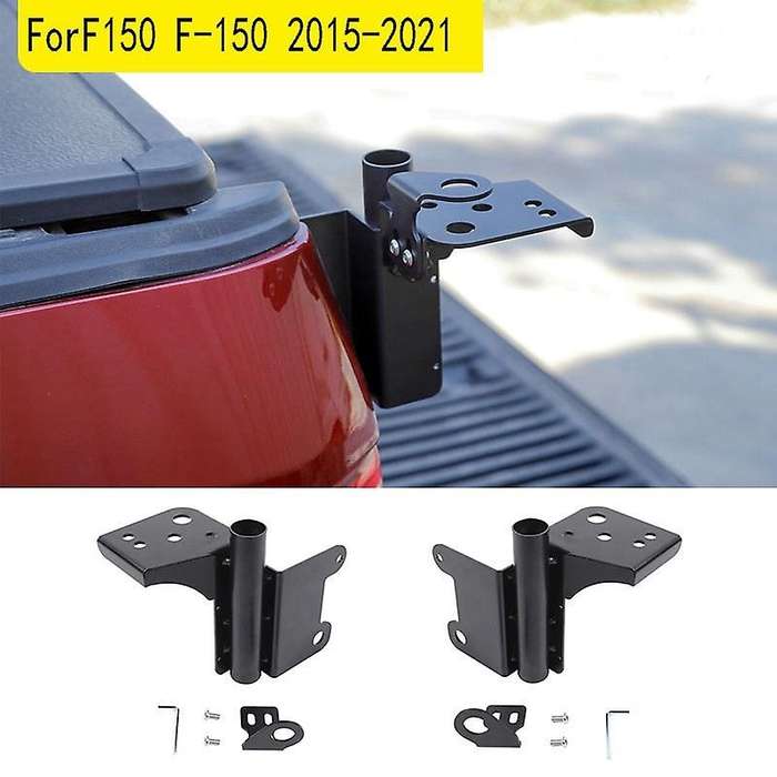 1Pair Car Antenna Mount Holder Bracket Base Flag Pole Holder for 2015-2021